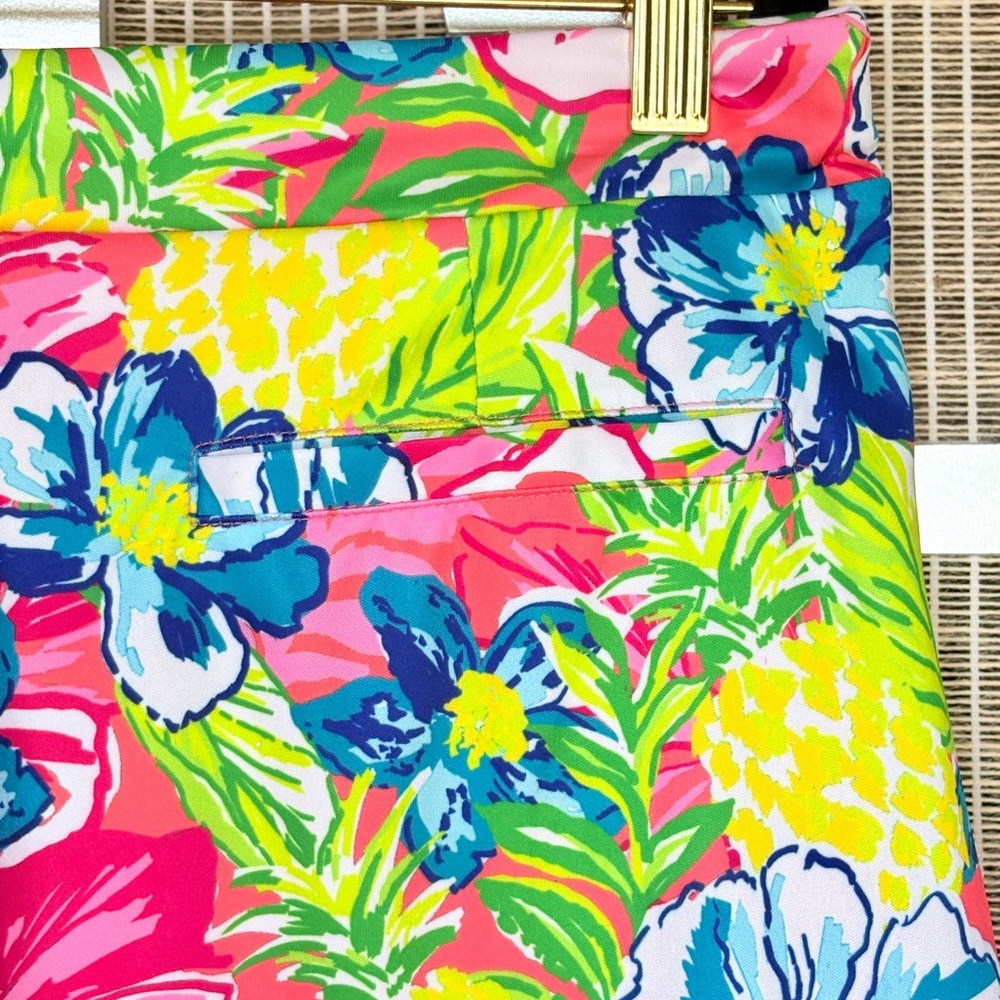 Rafaella Floral Women's Skort - Pink, Blue, Yellow - Picture 6 of 8